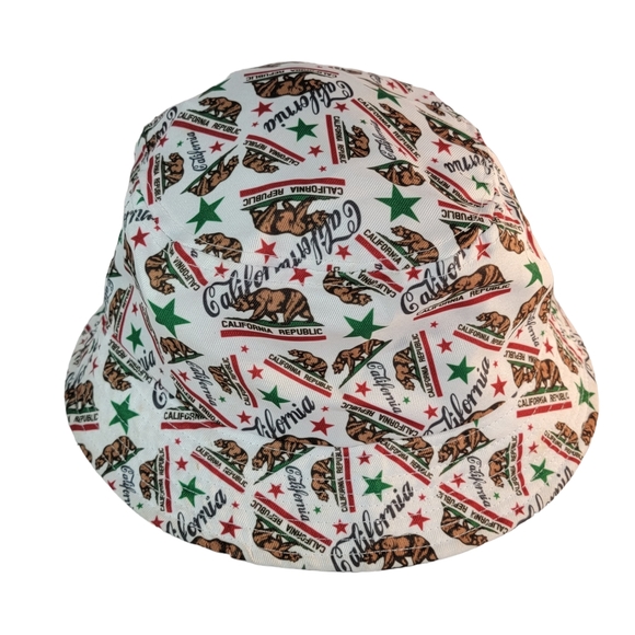 California Republic All Over Print Bucket Hat Unisex OSFM - Picture 2 of 11